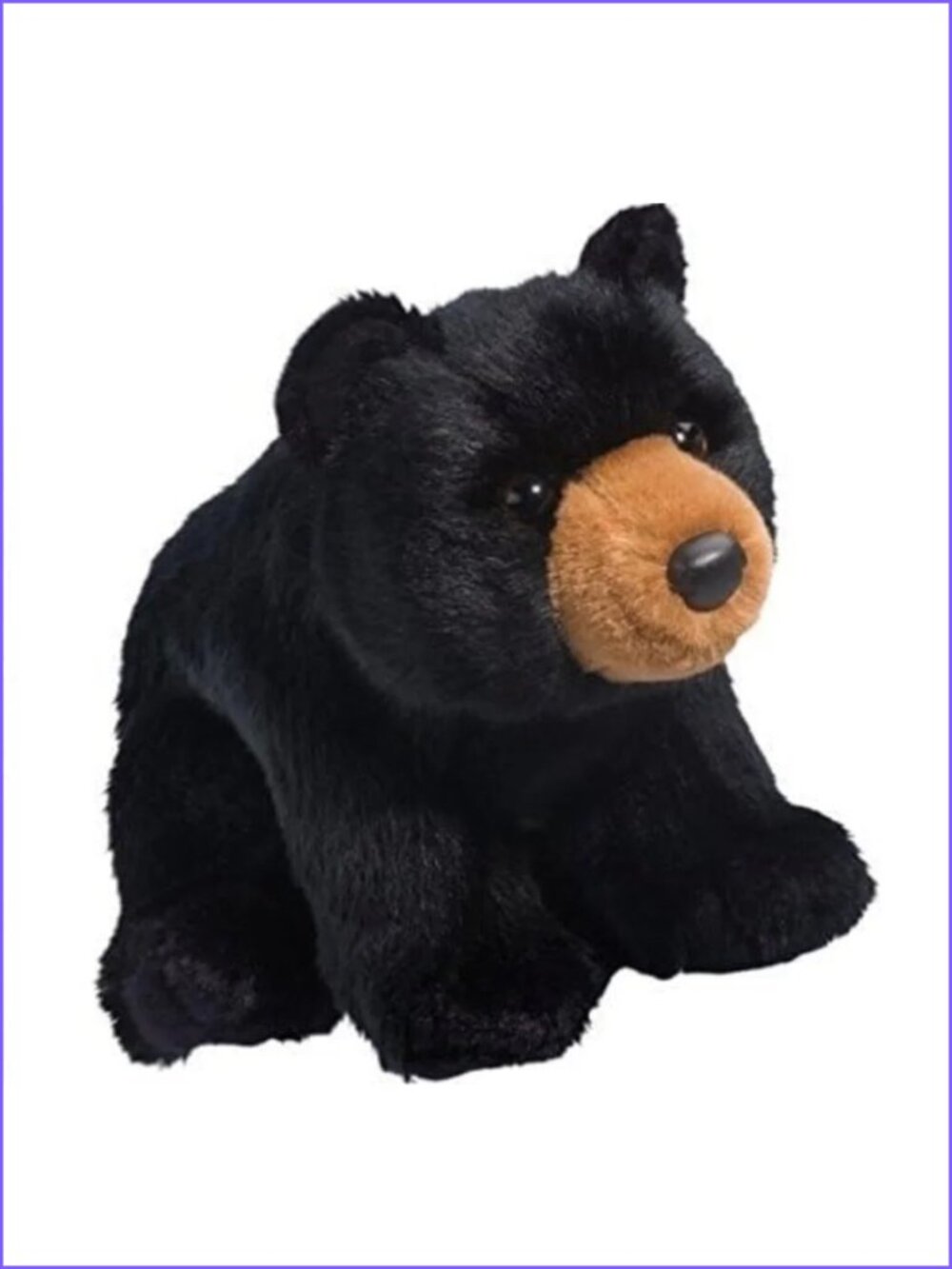 Douglas Plush  Black Bear Almond Stuffed Animal #4527 New w/Tag